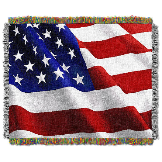 Flag Movement Licensed Holiday 48"x 60" Woven Tapestry Throw by The Northwest Company