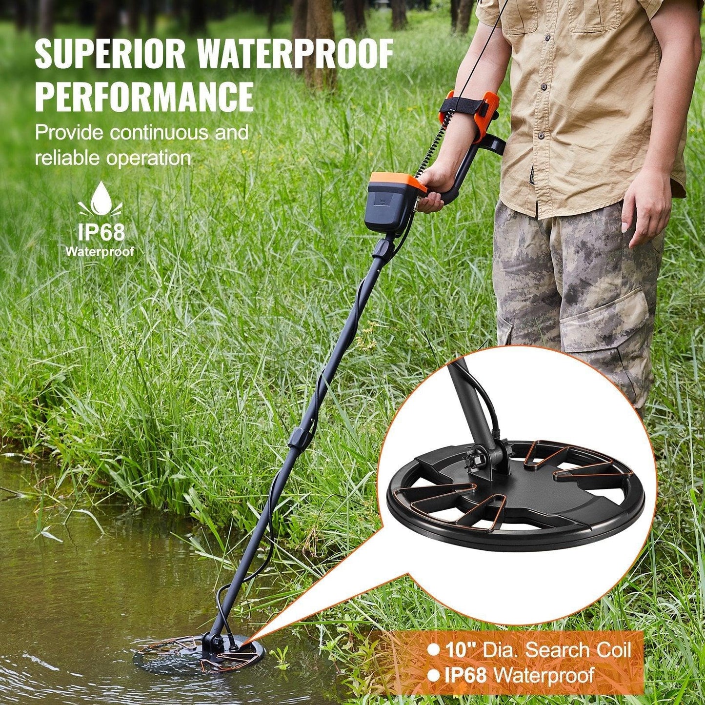 VEVOR Metal Detector for Adults & Kids