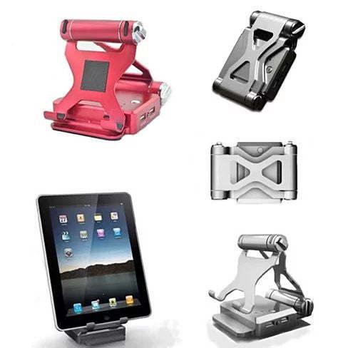 Podium stand with up to 2x battery for iPad, iPhone, and smart gadgets