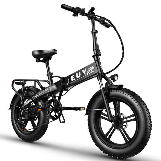 Electric Bike with All Terrain Fat Tires, 750W Motor, 12.8Ah Battery